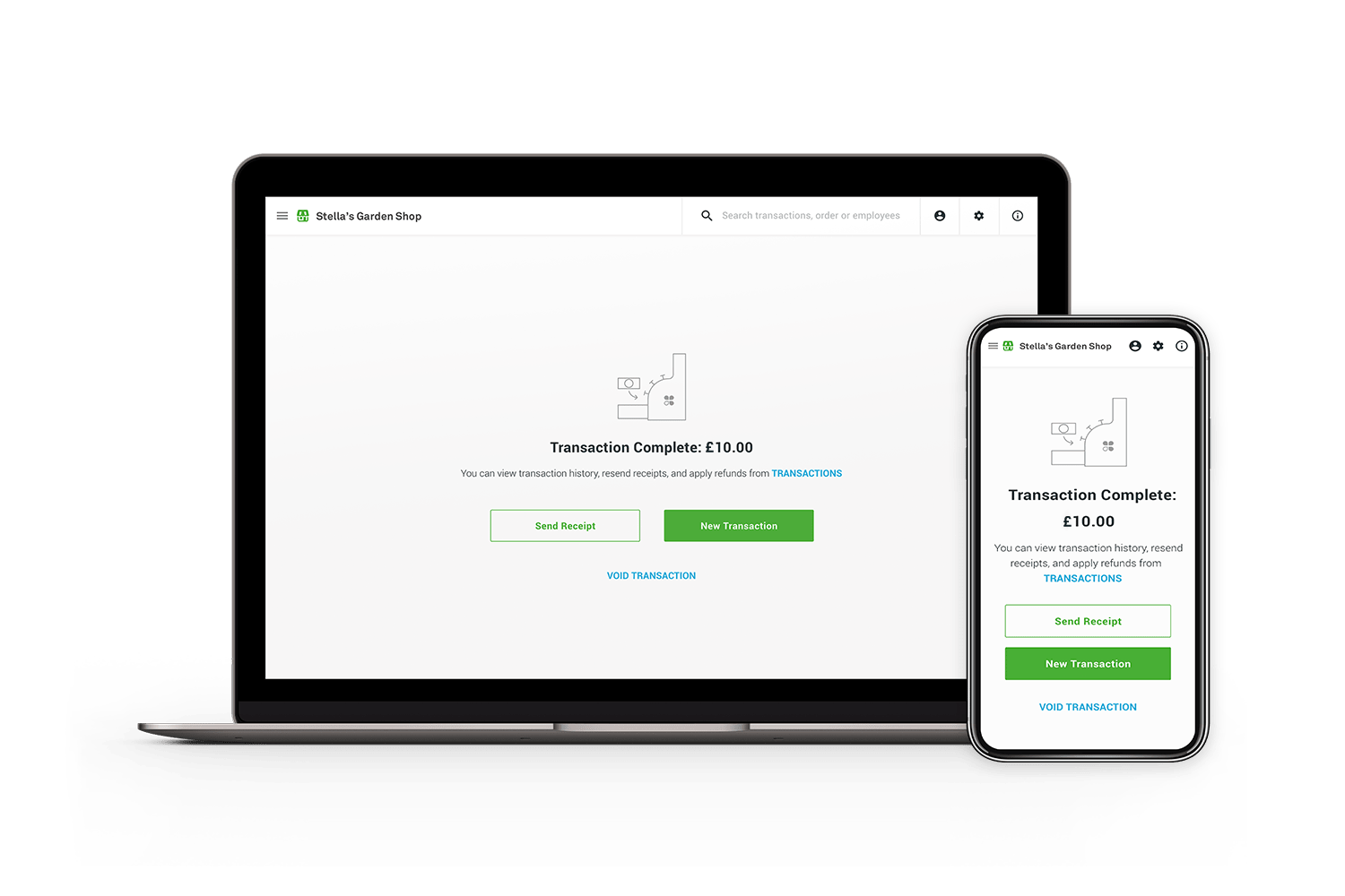 Laptop and mobile ecommerce devices