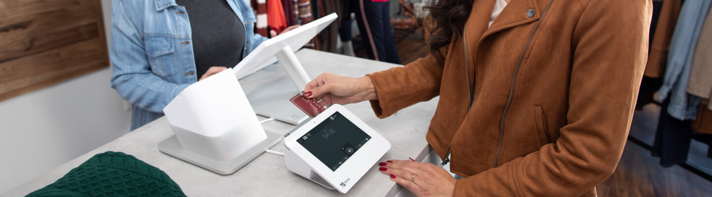 Making a payment with a Clover point of sale solution terminal