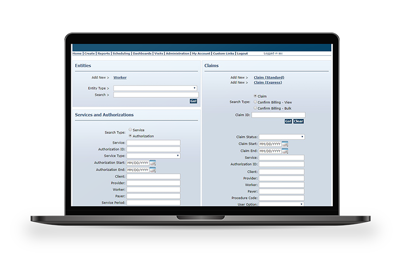 Laptop UI
